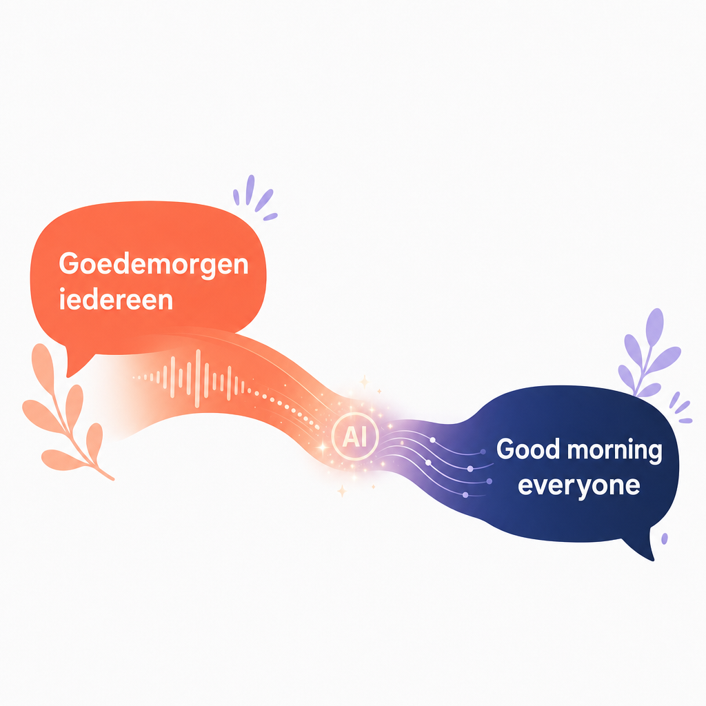 AI translation flow